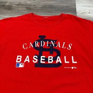 Vintage 90s Champion MLB‎ St Louis Cardinals Red Mens 2XL Baseball T-Shirt EUC